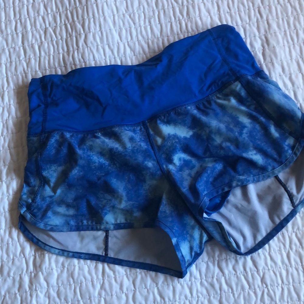 High rise speed shorts